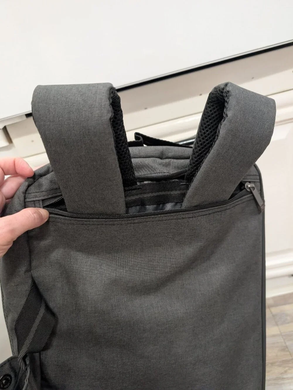 NWT Solo New York Duane Hybrid Briefcase Backpack Grey